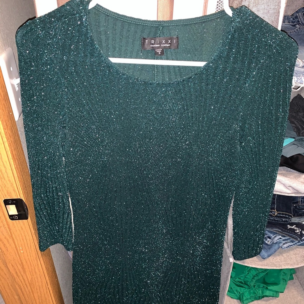 Trixxi Emerald Party Dress